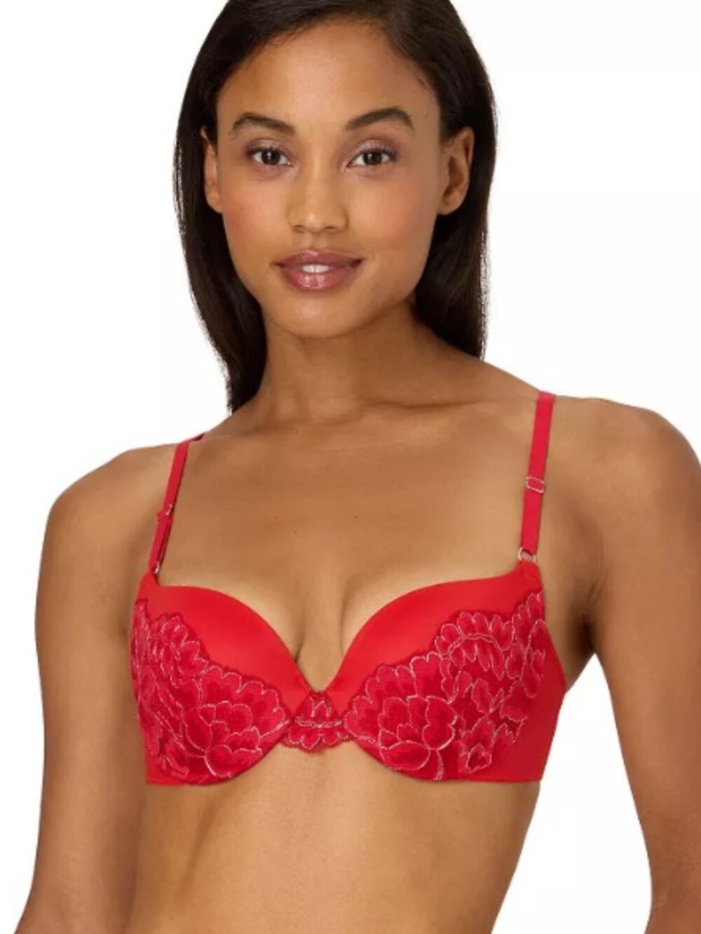 Maidenform Women's Love The Lift Lace Demi Push-Up Bra Underwire Size 36C 6621